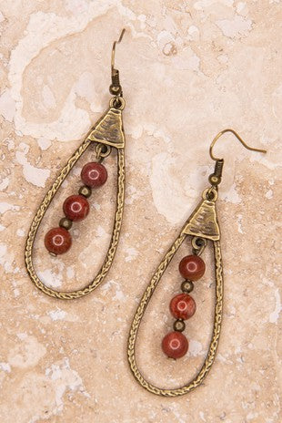 Dylan Sherry Red Earrings
