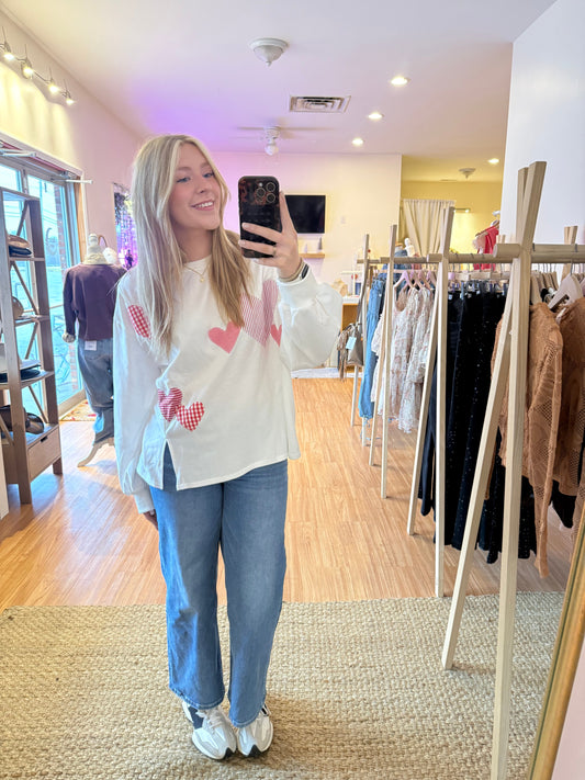 Hearts Aflutter Sweatshirt