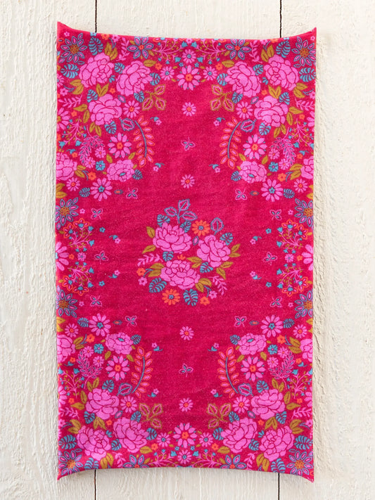 Natural Life Full Boho Bandeau® Headband - Merlot Floral Bandana
