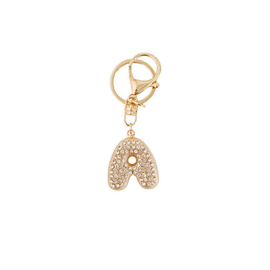 Diamond Initial Bag Charms