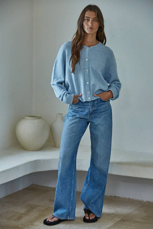 Daydream Cardigan in Baby Blue