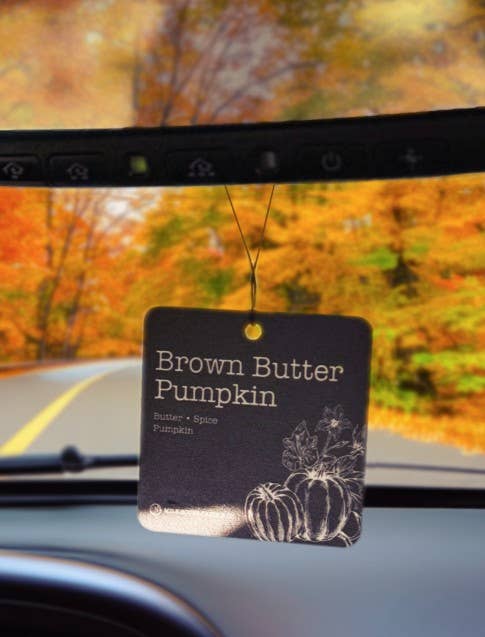 Car Freshener: Brown Butter Pumpkin