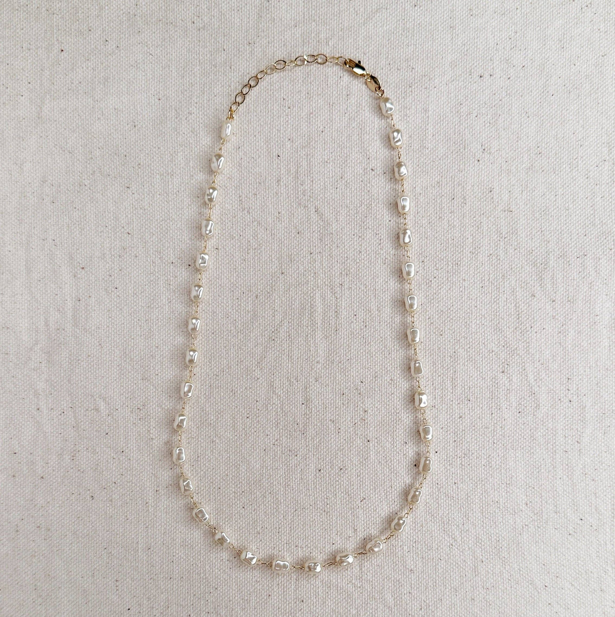 Baroque Pearl Necklace: 18 inches