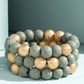 Wood Bead Bracelet