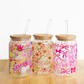 16 oz Primrose Petals Glass Can