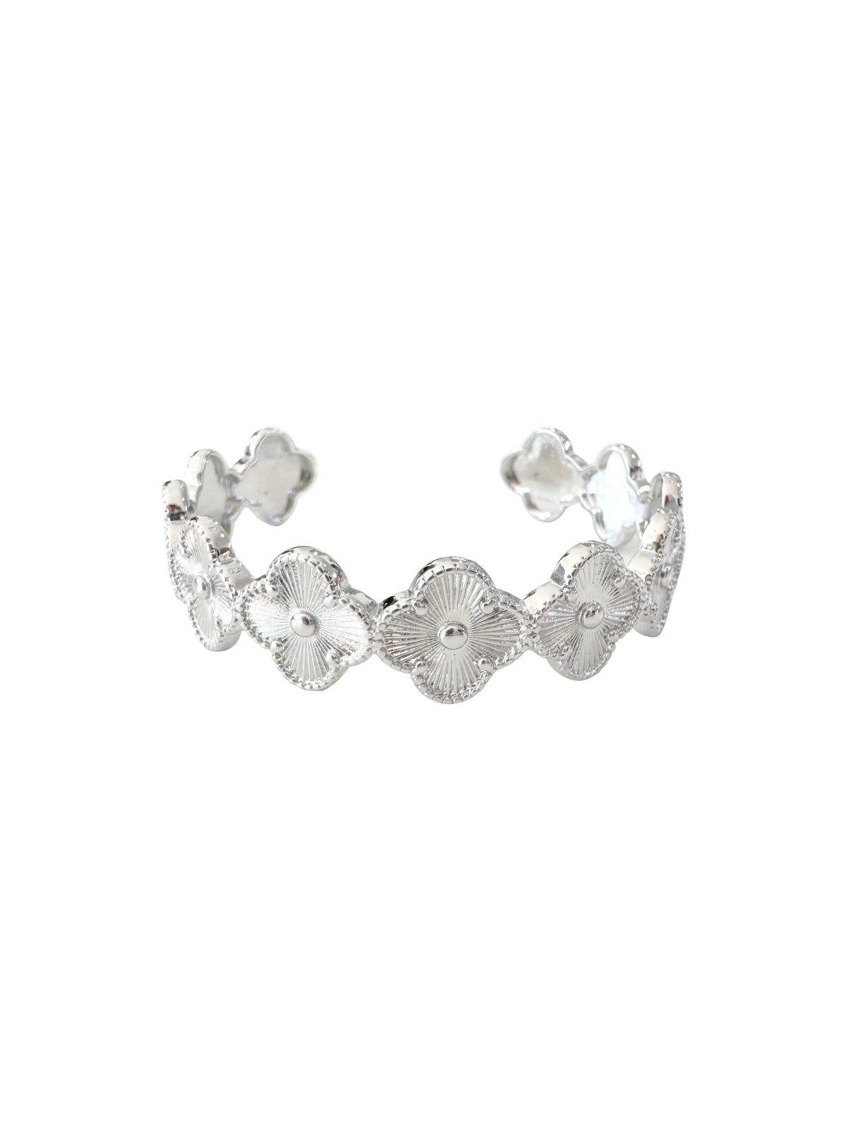 Clover Cuff Bracelet : Gold