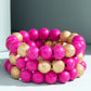 Wood Bead Bracelet