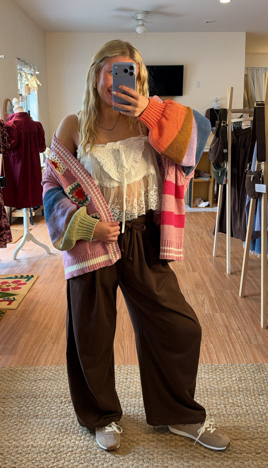 Free Spirit Barrel Leg Pants