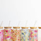 16 oz Primrose Petals Glass Can