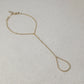 18k Gold Filled Plain Rolo Link Hand Chain