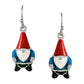 Santa Hat Gnome Figure Hook Earrings