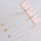 Sweet Square Pendant Necklace: Princess Pink