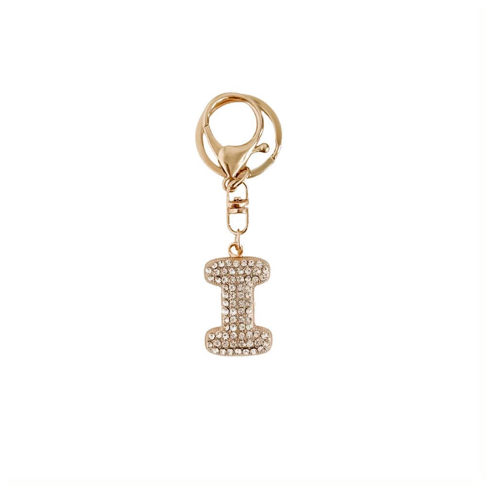 Diamond Initial Bag Charms