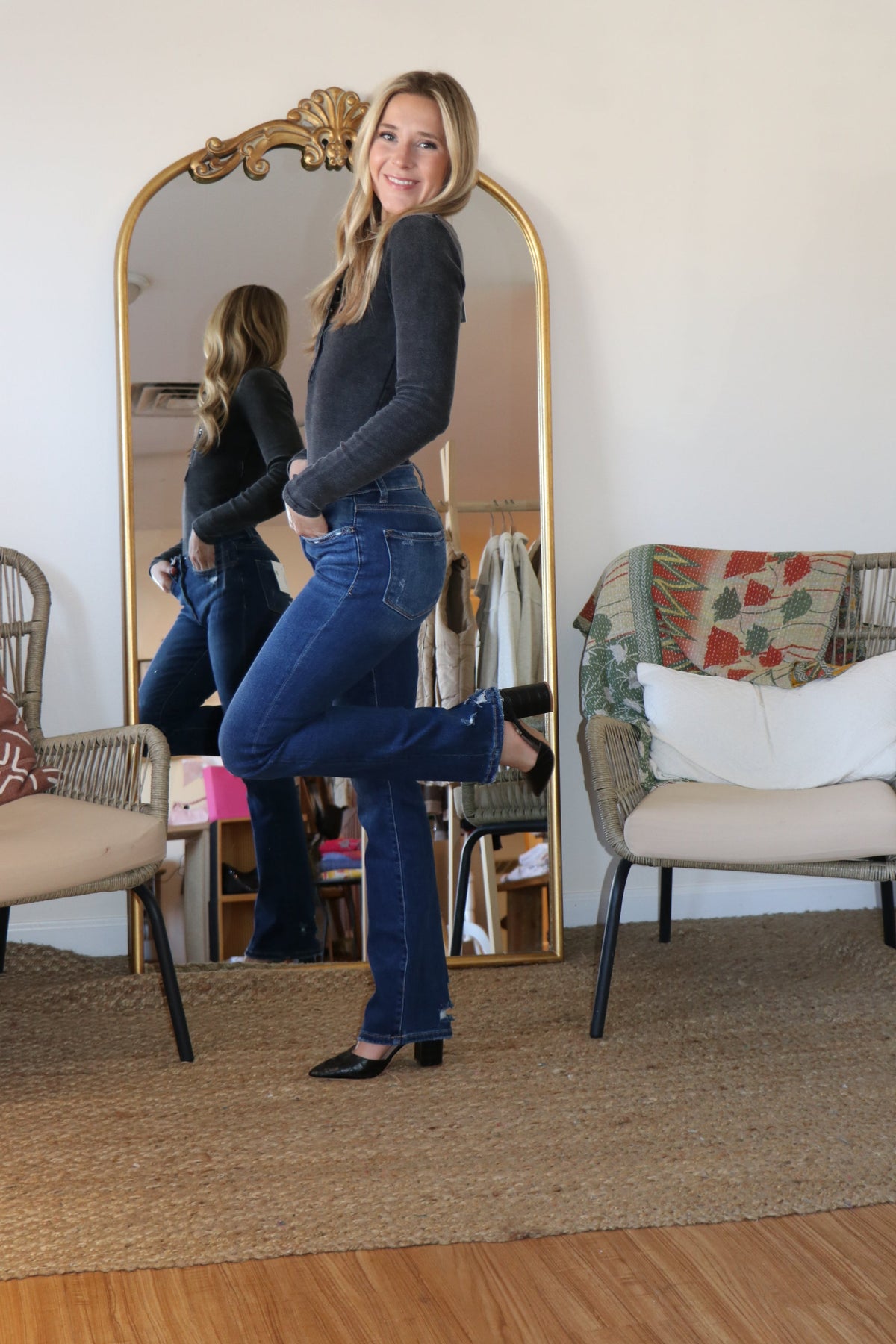 Vervet High Rise Slim Jean
