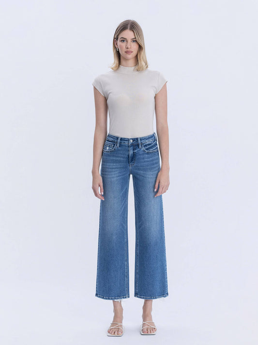 High Rise Ankle Jeans