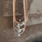 Beaded Shell Initial Necklace