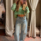Sunfaded Barrel Jeans