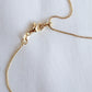 Initial Bar Chain Necklace