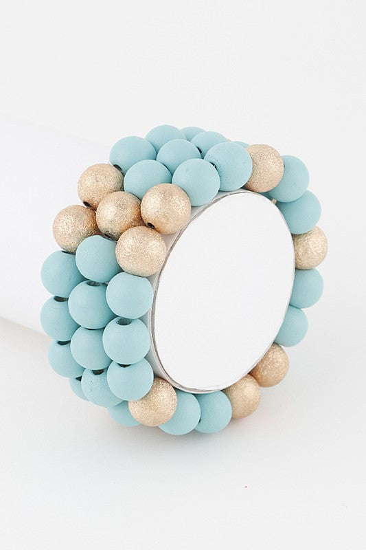 Two Toned Bead Bracelet