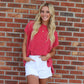 Vervet Tummy Control Denim Shorts