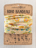 Natural Life Full Boho Bandeau® Headband - Taupe Mandala