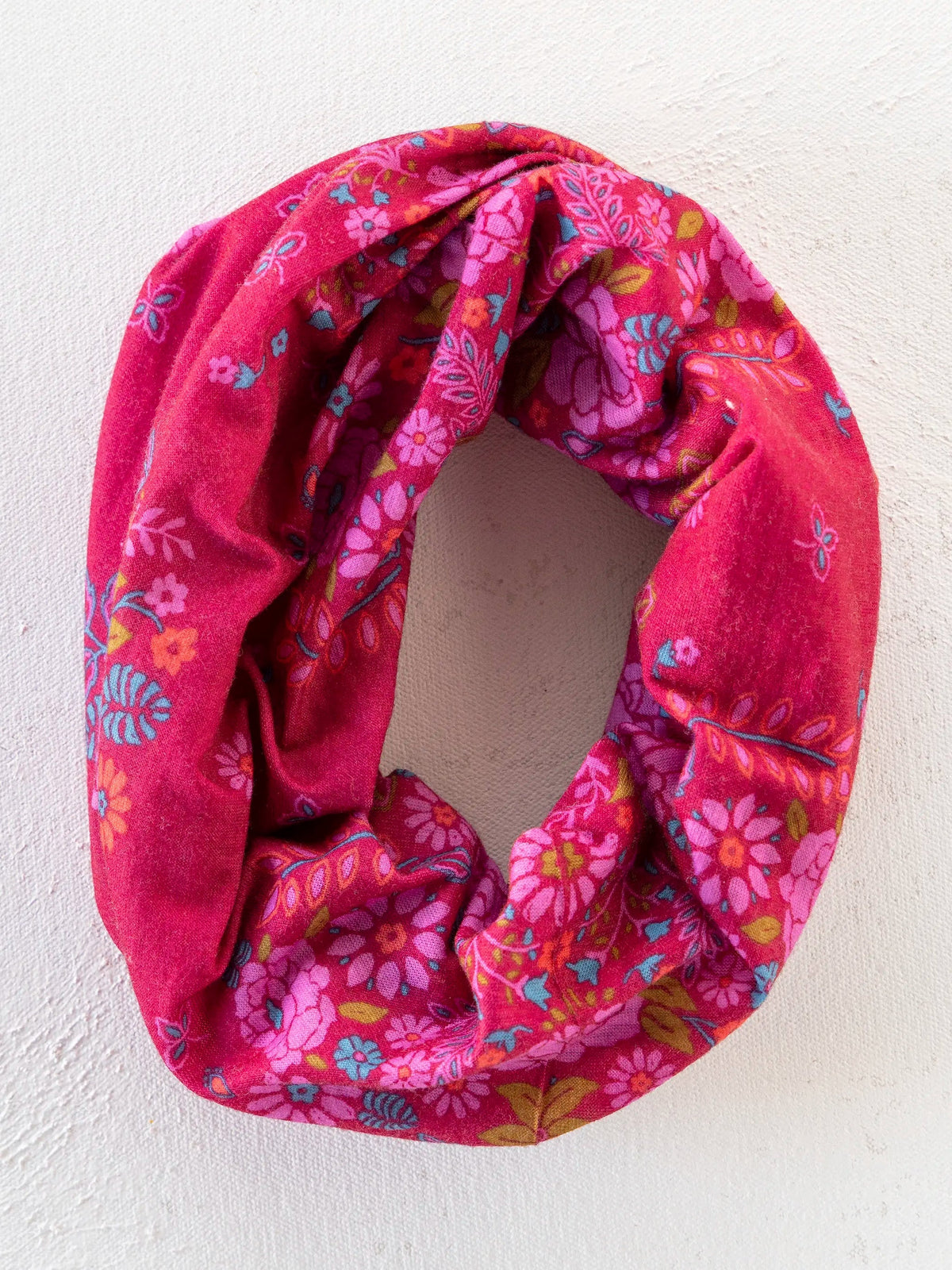 Natural Life Full Boho Bandeau® Headband - Merlot Floral Bandana