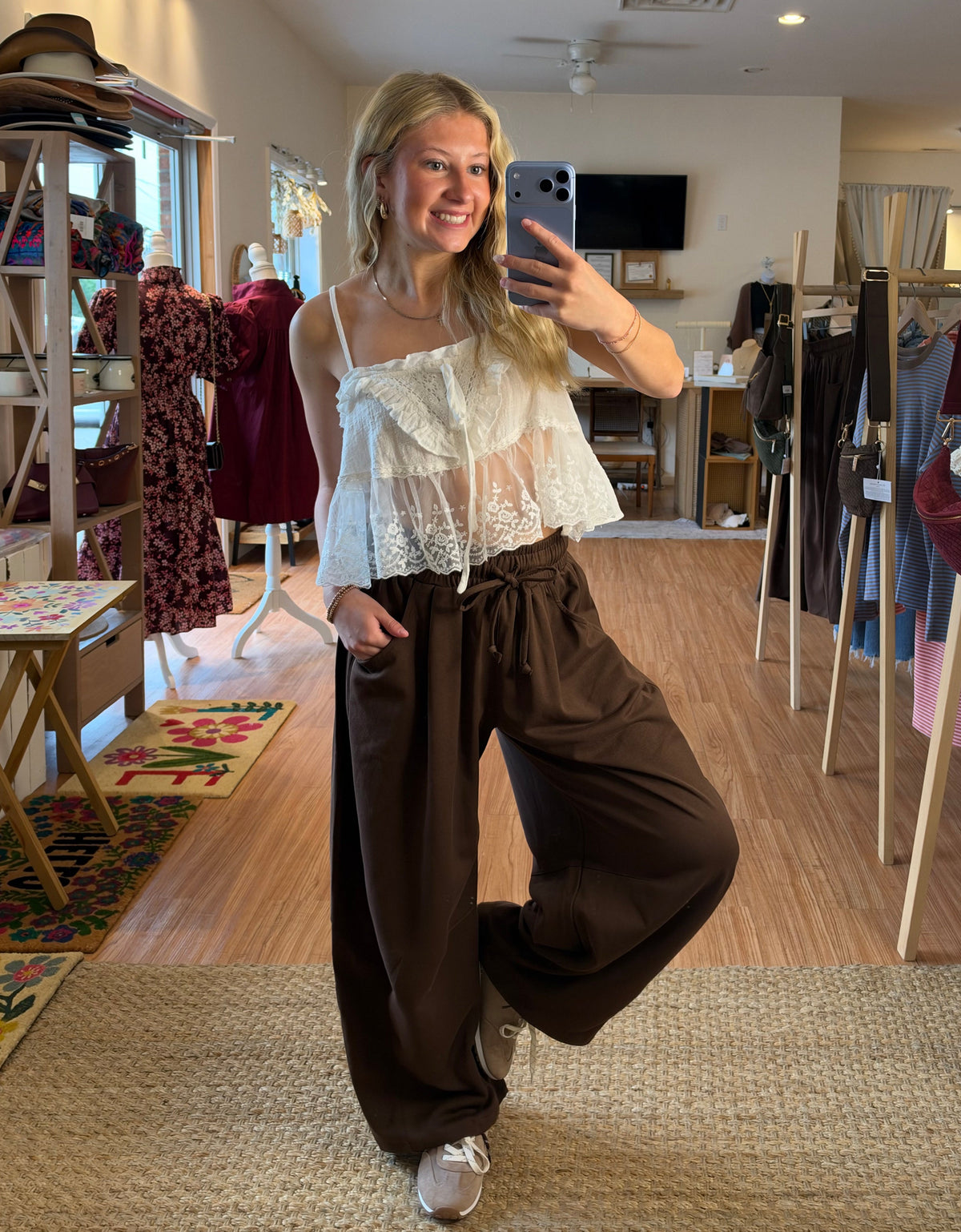 Free Spirit Barrel Leg Pants