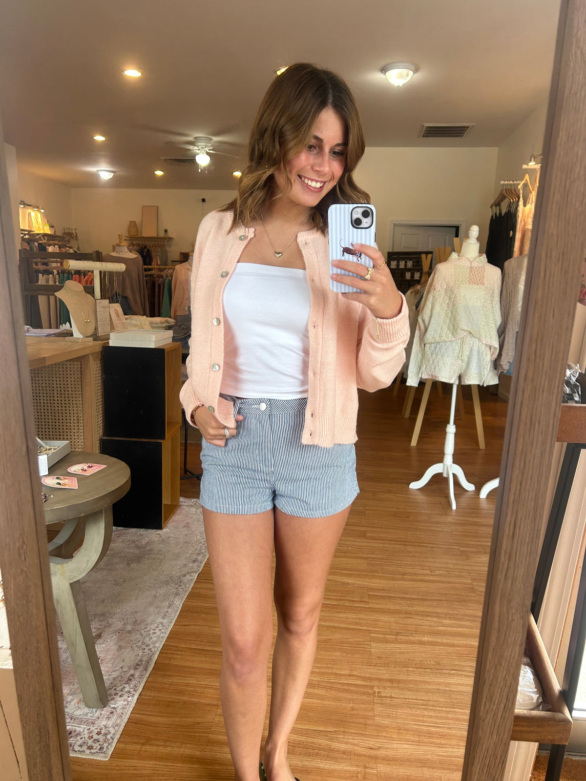 Daydream Cardigan in Light Pink