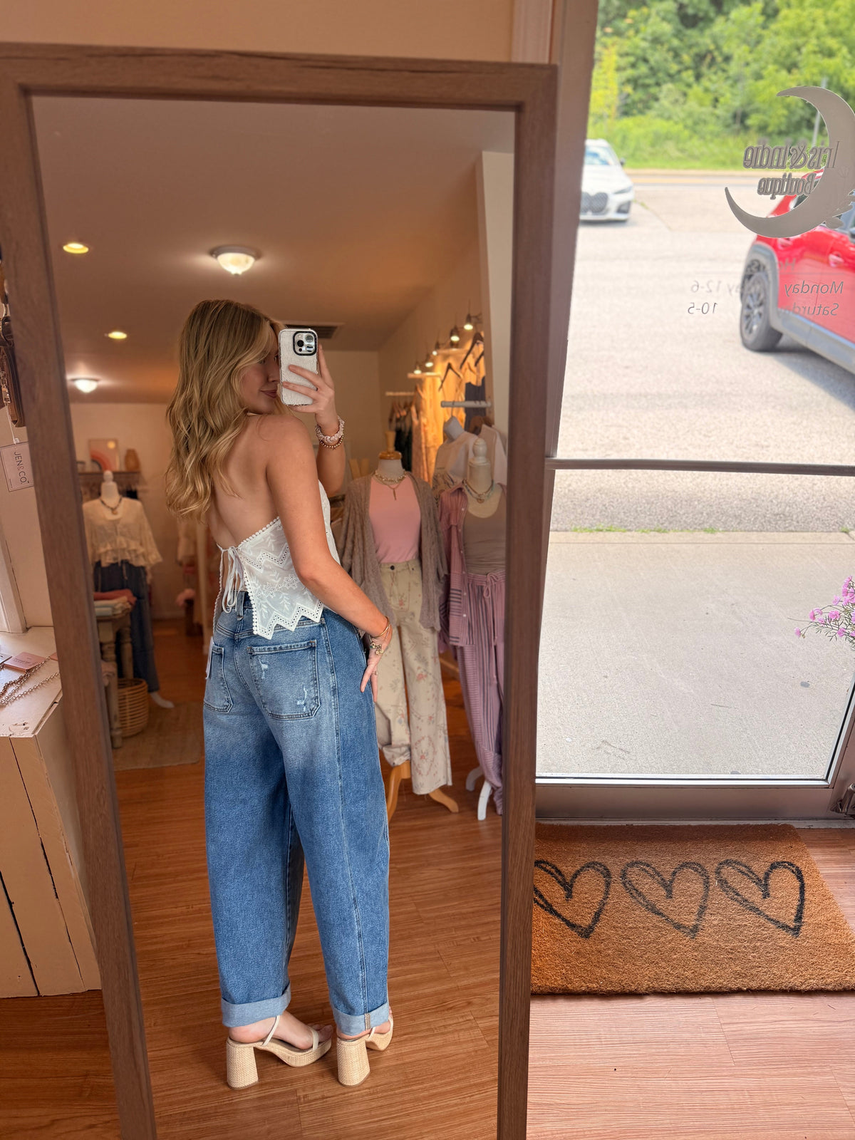 Open Road Barrel Leg Jeans