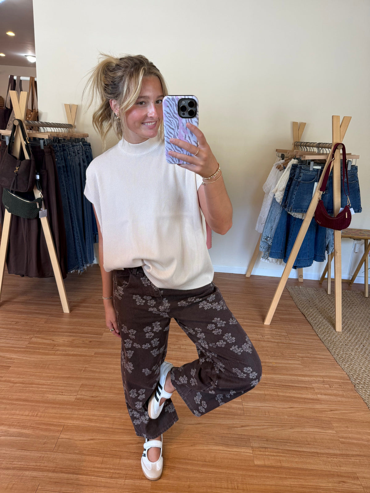 Blissful Mock Neck Sweater