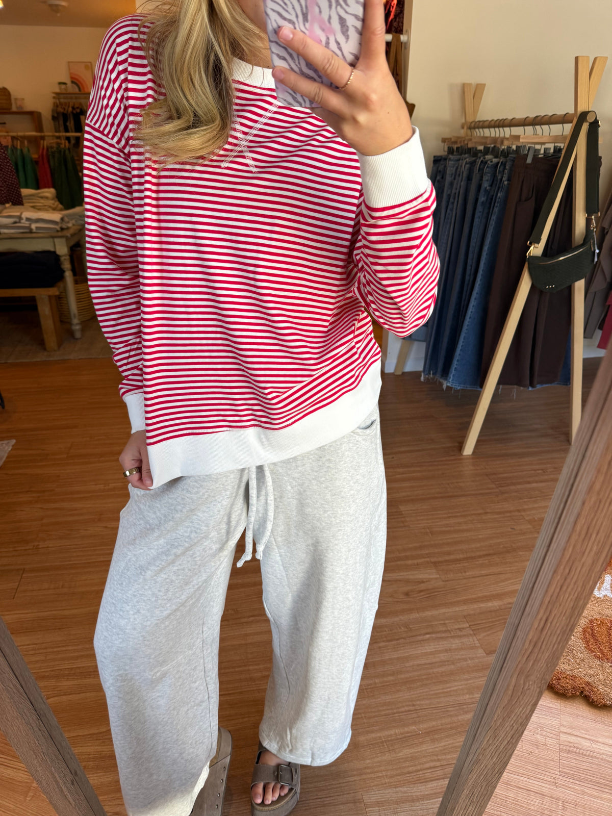 Easy Does It Striped Pullover