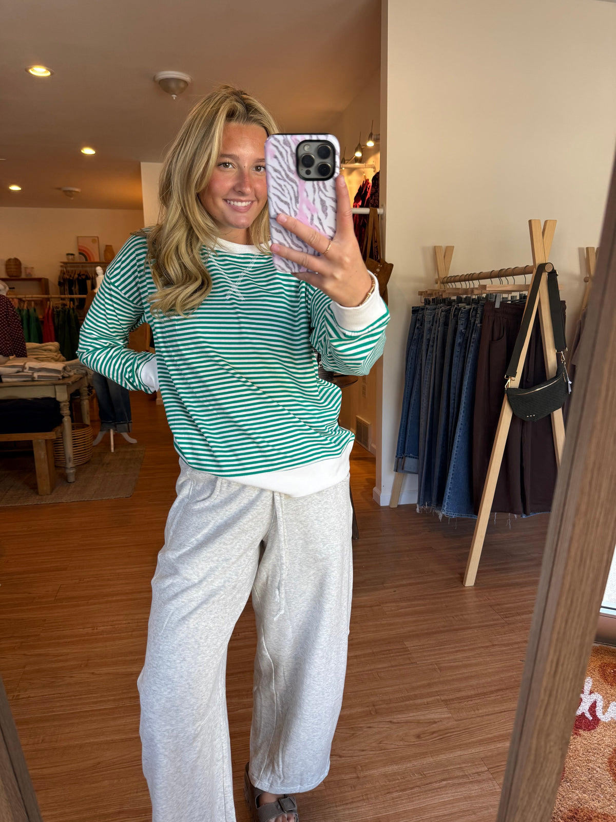 Easy Does It Striped Pullover