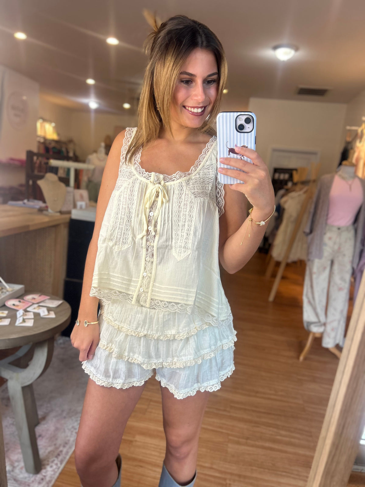Camille Lace Skort