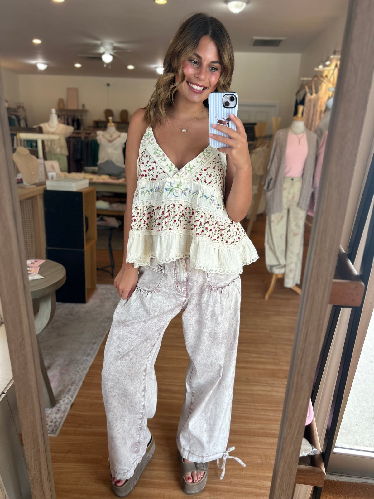 Pink Marble Pants