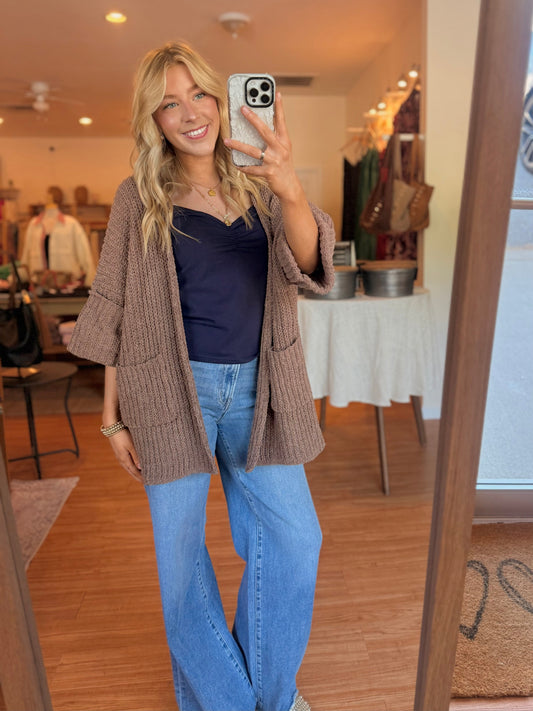 The Espresso Cardigan