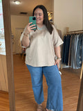 Edge of the Ocean Plus Size Top