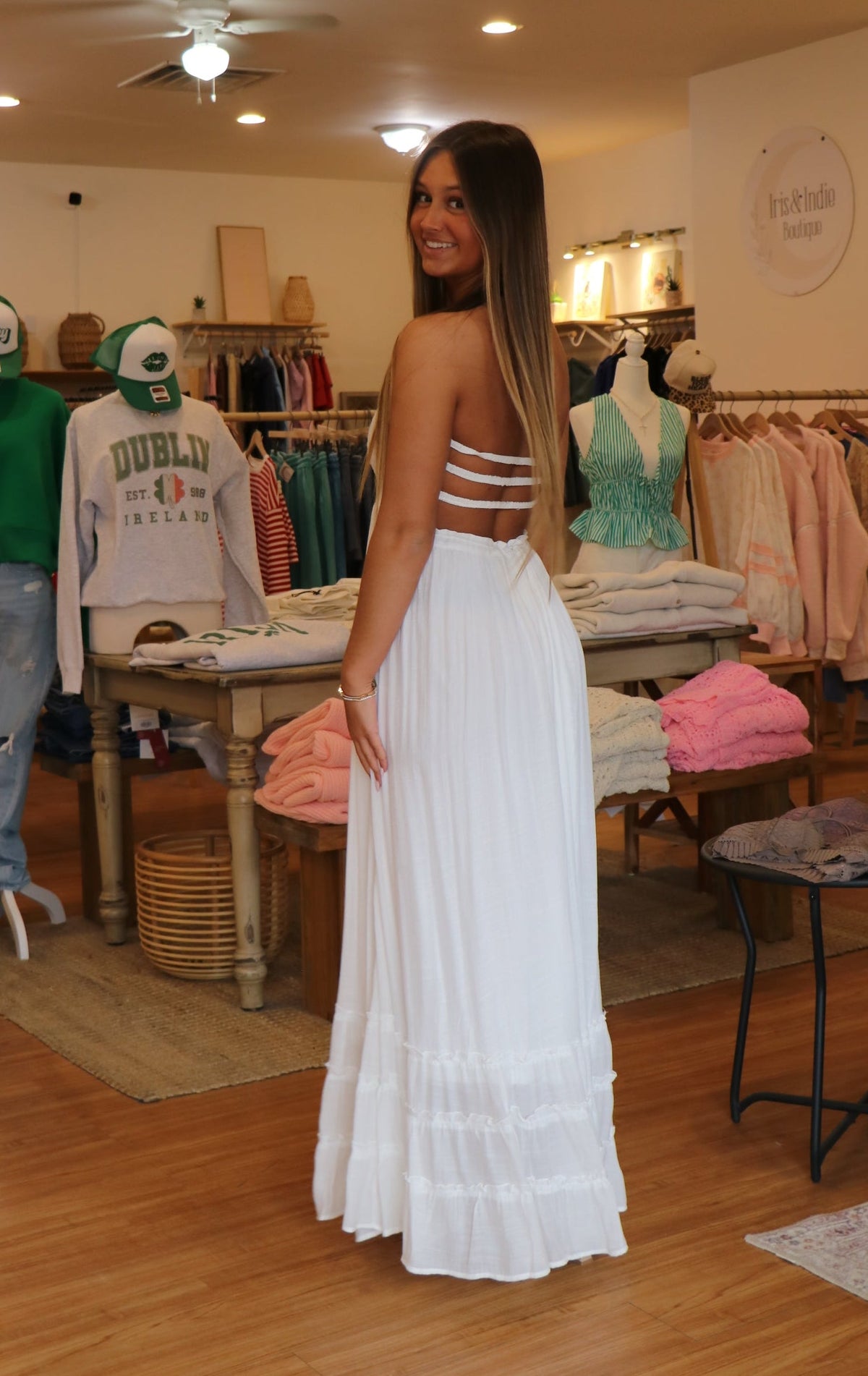 Ocean Breeze Dress- White