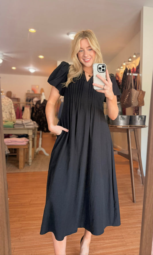 The Muse Dress in Black