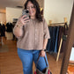 Mocha Moments Half Sleeve Cardigan