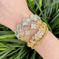 Clover Cuff Bracelet : Gold